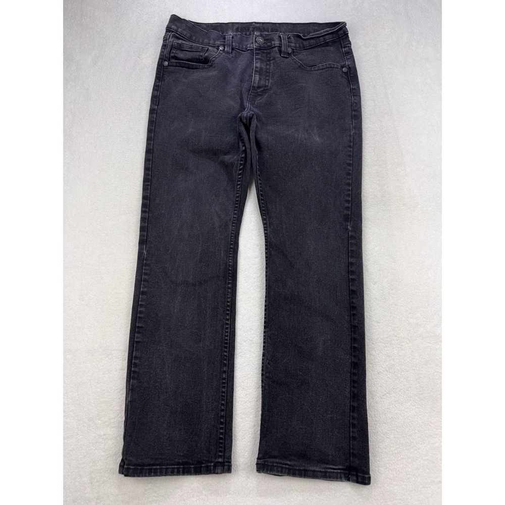 Cody James Jeans Men 36x30 Black Straight Stretch Distress Denim Western